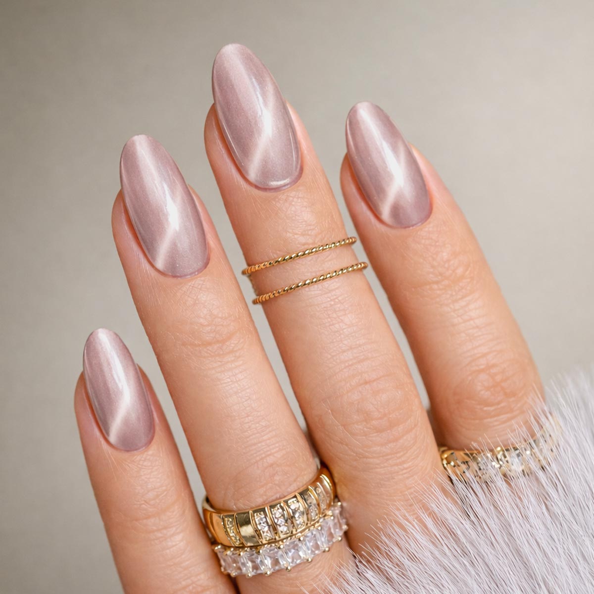 Shellac UV/LED-Lack Magic Cat Eye Pearly Rose -L560-