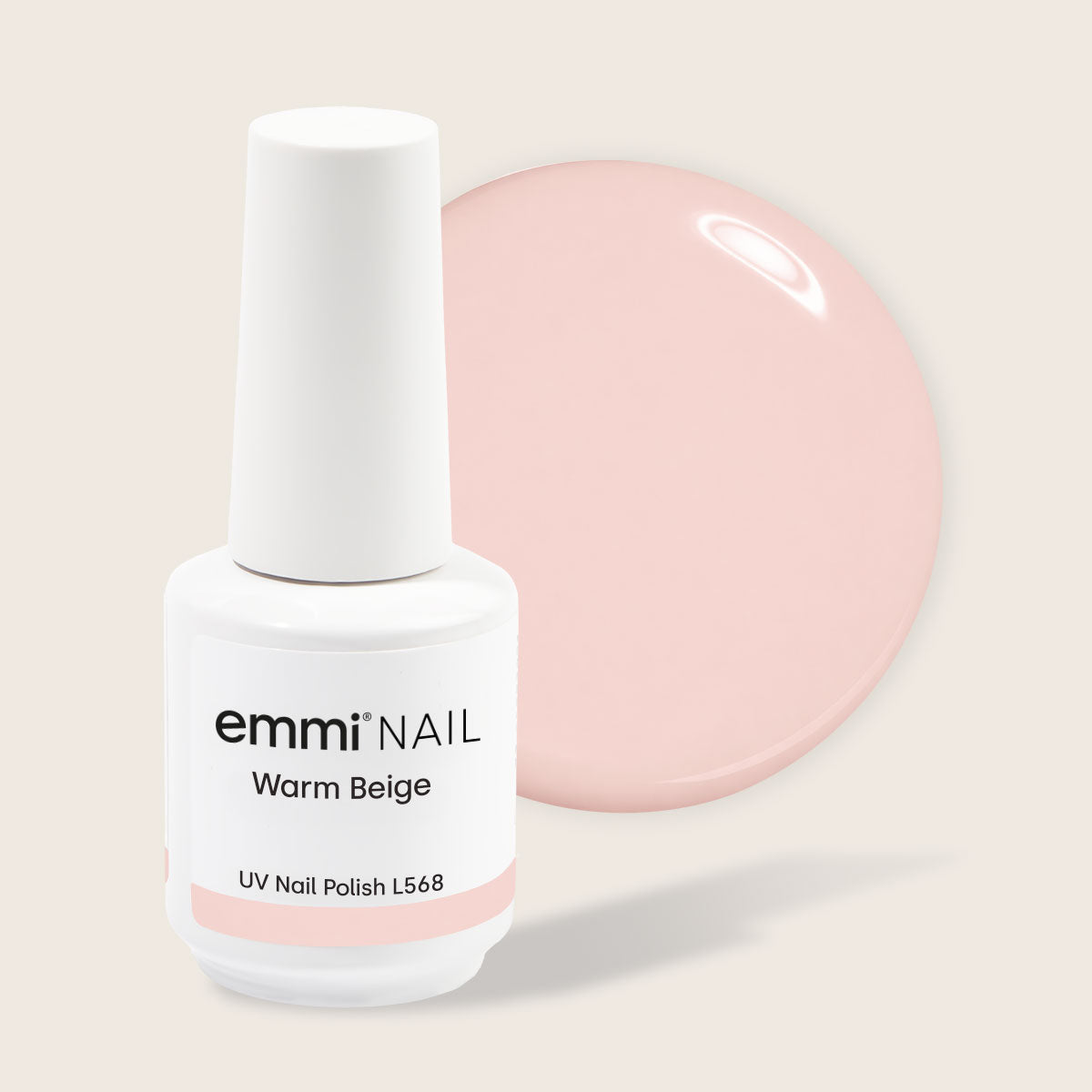 Shellac UV Polish Warm Beige 15ml -L568-