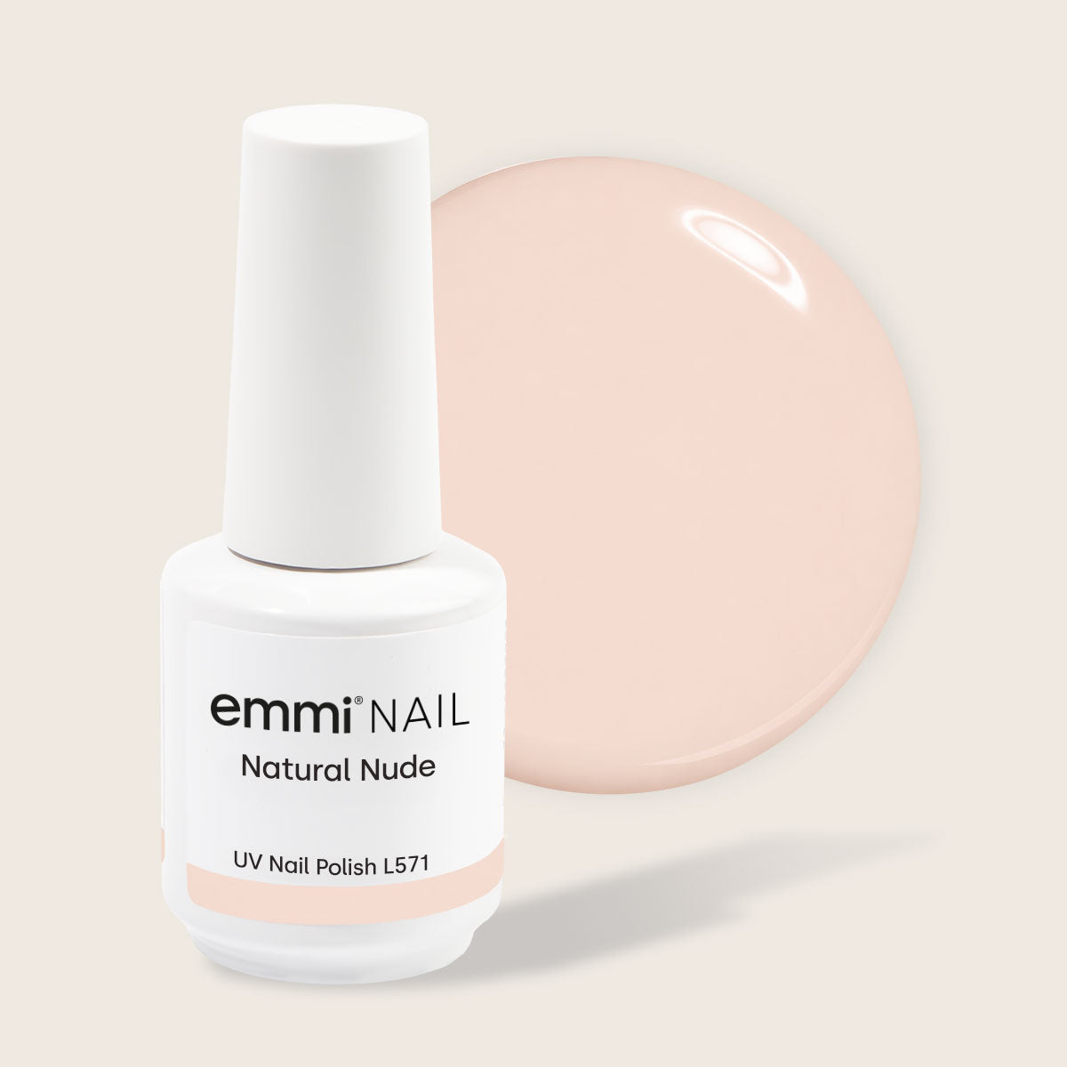 Shellac UV Polish Natural Nude 15ml -L571-