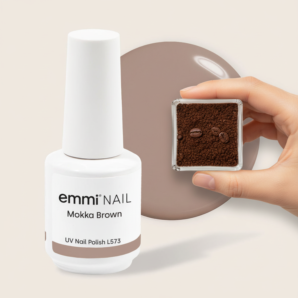 Shellac UV Polish Mokka Brown 15ml -L584-