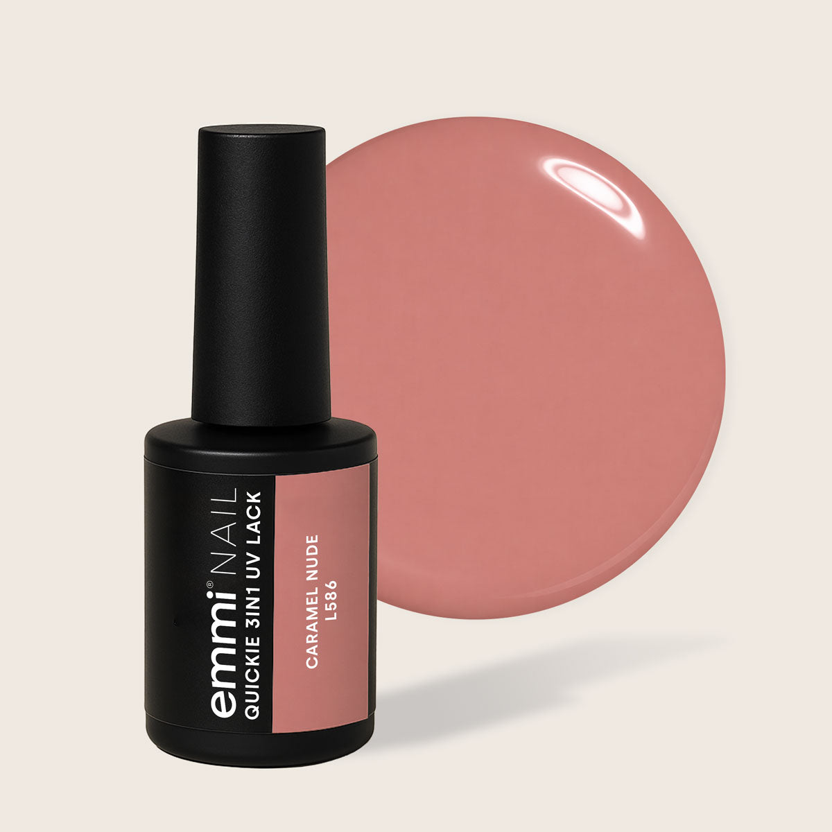 Emmi-Nail Quickie Caramel Nude 3en1 -L586-