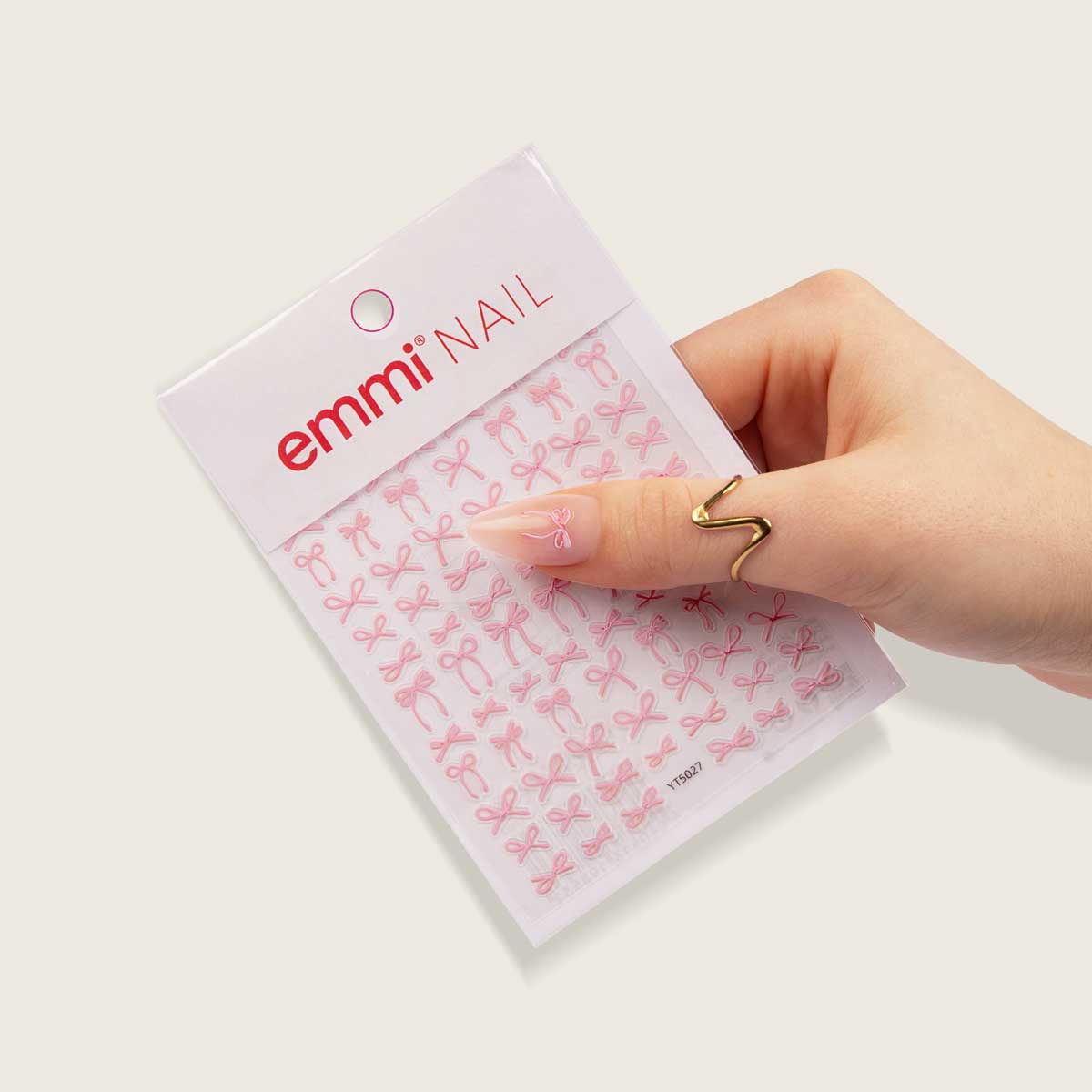 Emmi-Nail 5D Art Nail Sticker Zarte Schleife