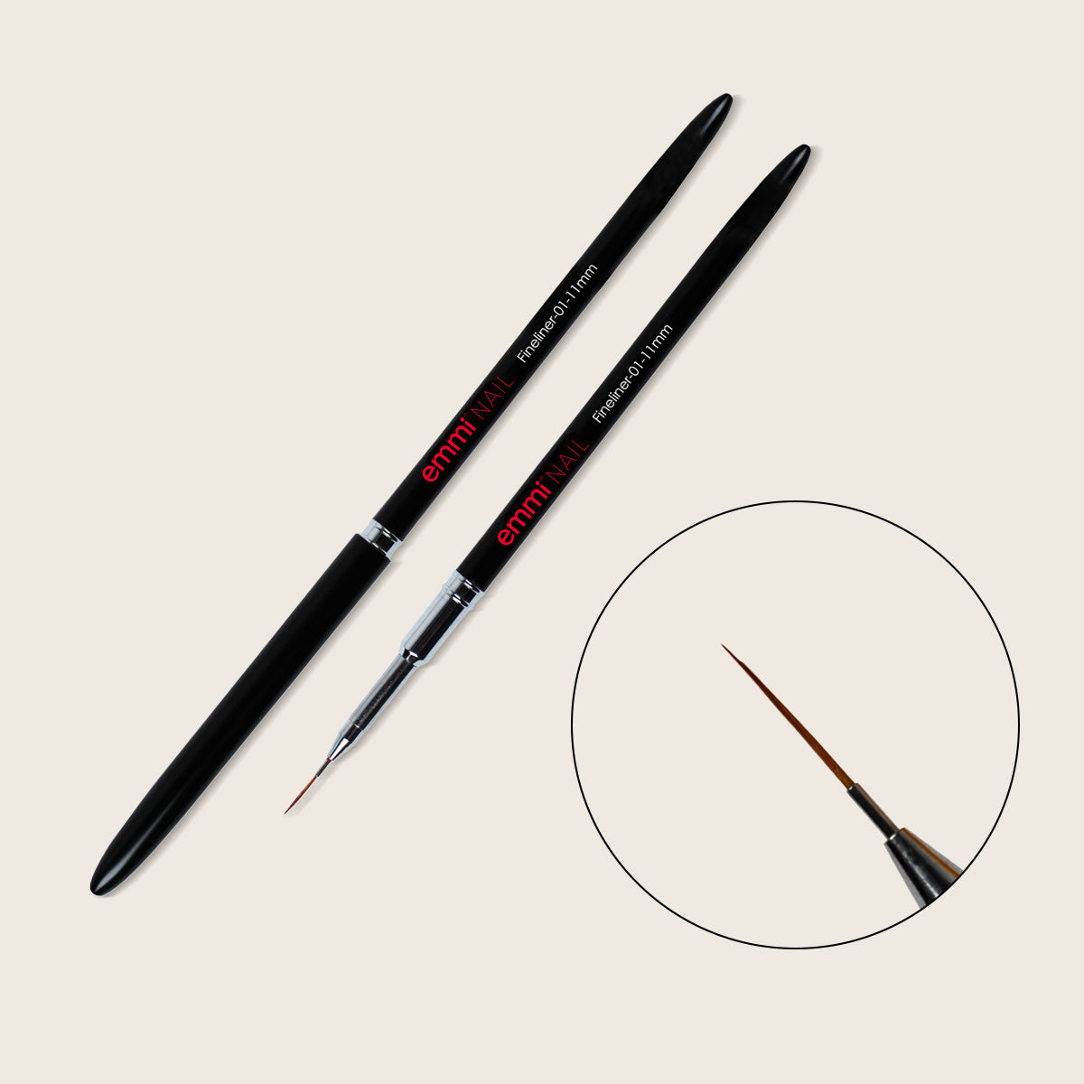 Emmi-Nail Nail Art Fineliner Brush -01- 11mm