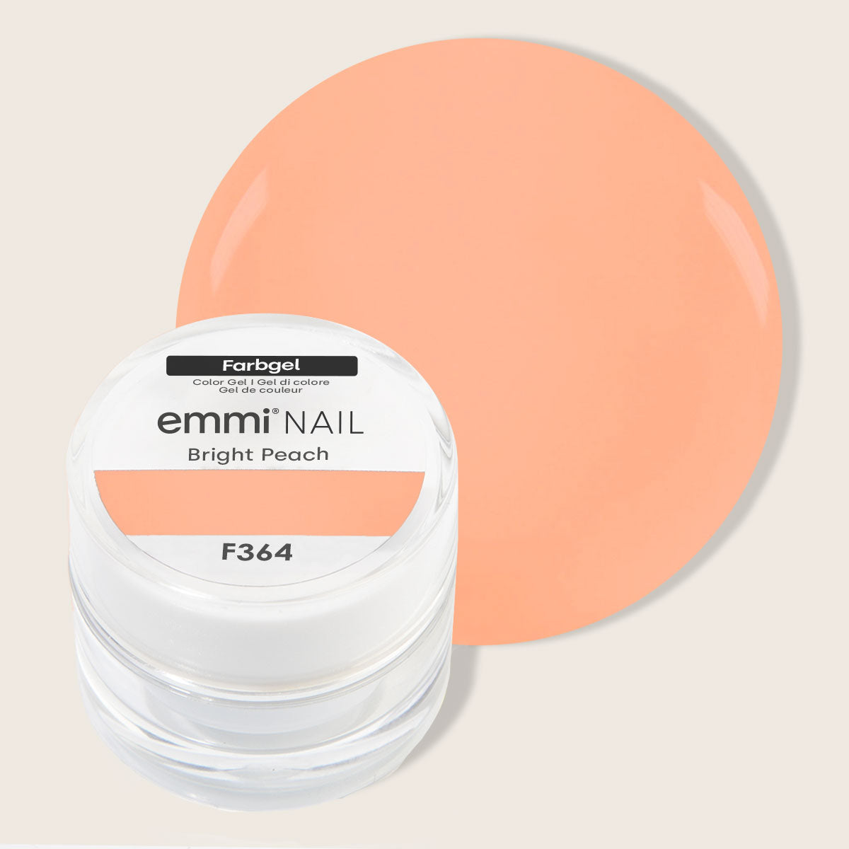 Emmi-Nail Color Gel Bright Peach 5ml -F364-