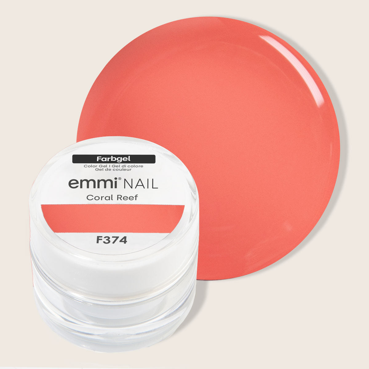 Emmi-Nail Farbgel Coral Reef 5ml -F374-