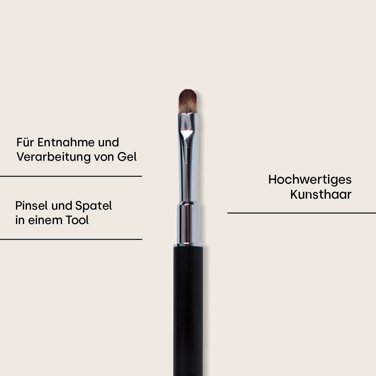 Emmi-Nail 2in1 Gel Pinsel mit Spatel