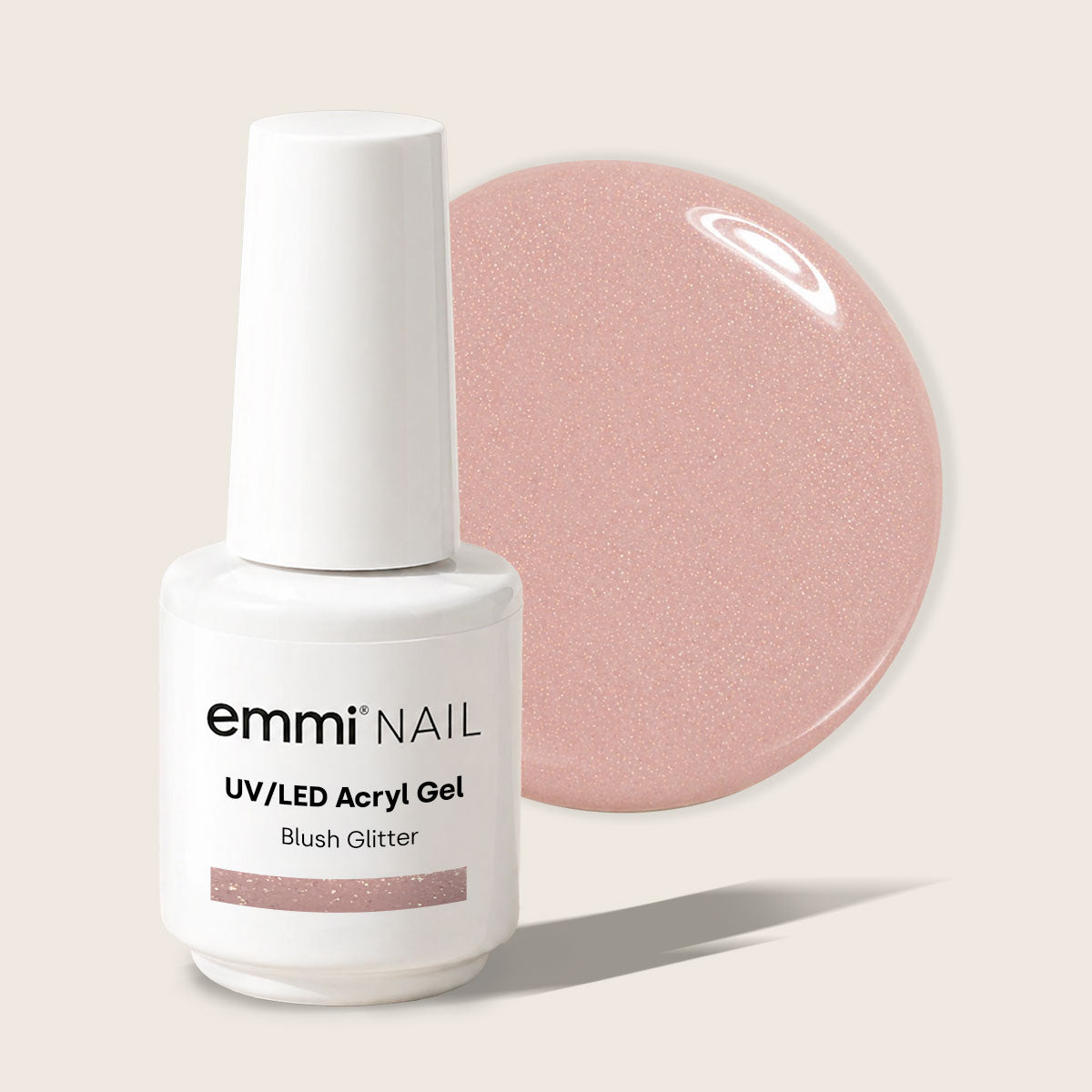 UV/LED Acryl Gel Blush Glitter 12ml