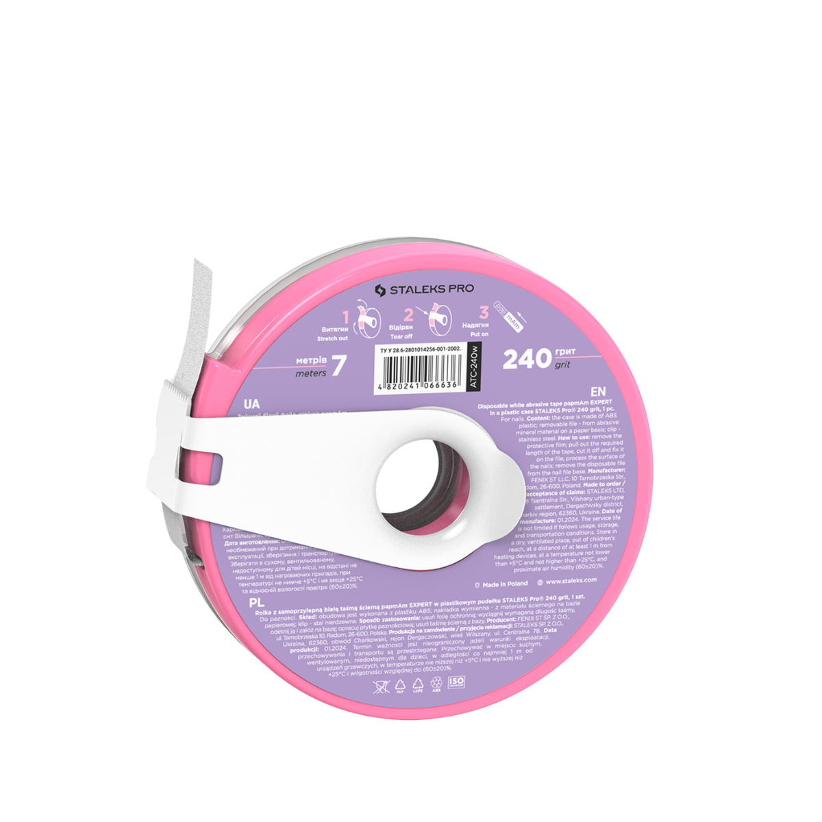 Staleks Einweg-Schleifband PapmAm EXPERT 240 grit
