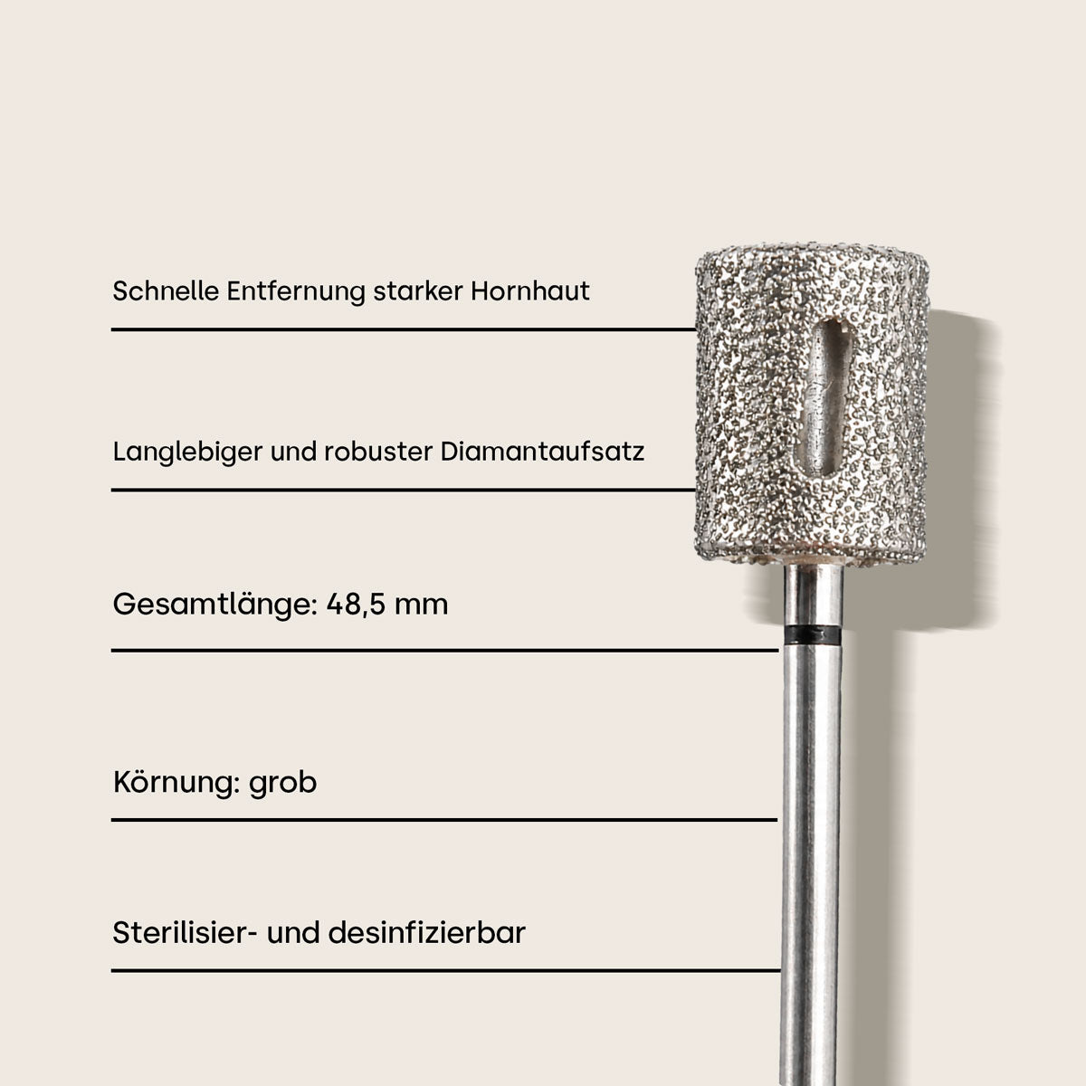 Emmi-Nail Hornhaut-Schleifer, grob