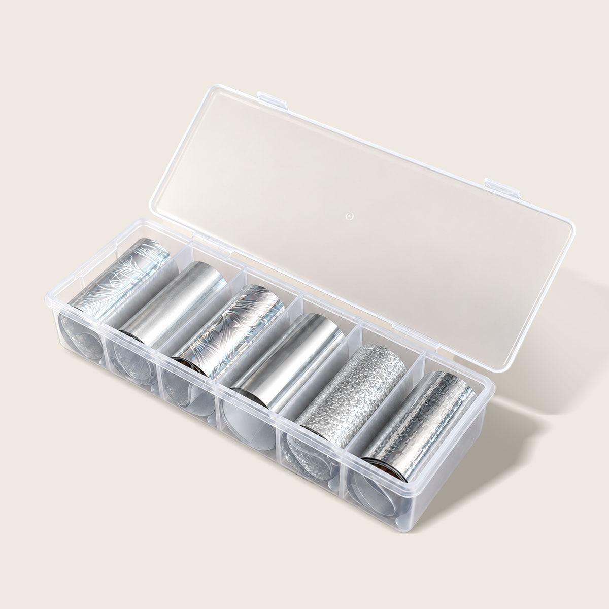 Transferfolie "Sliver Glow" 6 Rollen