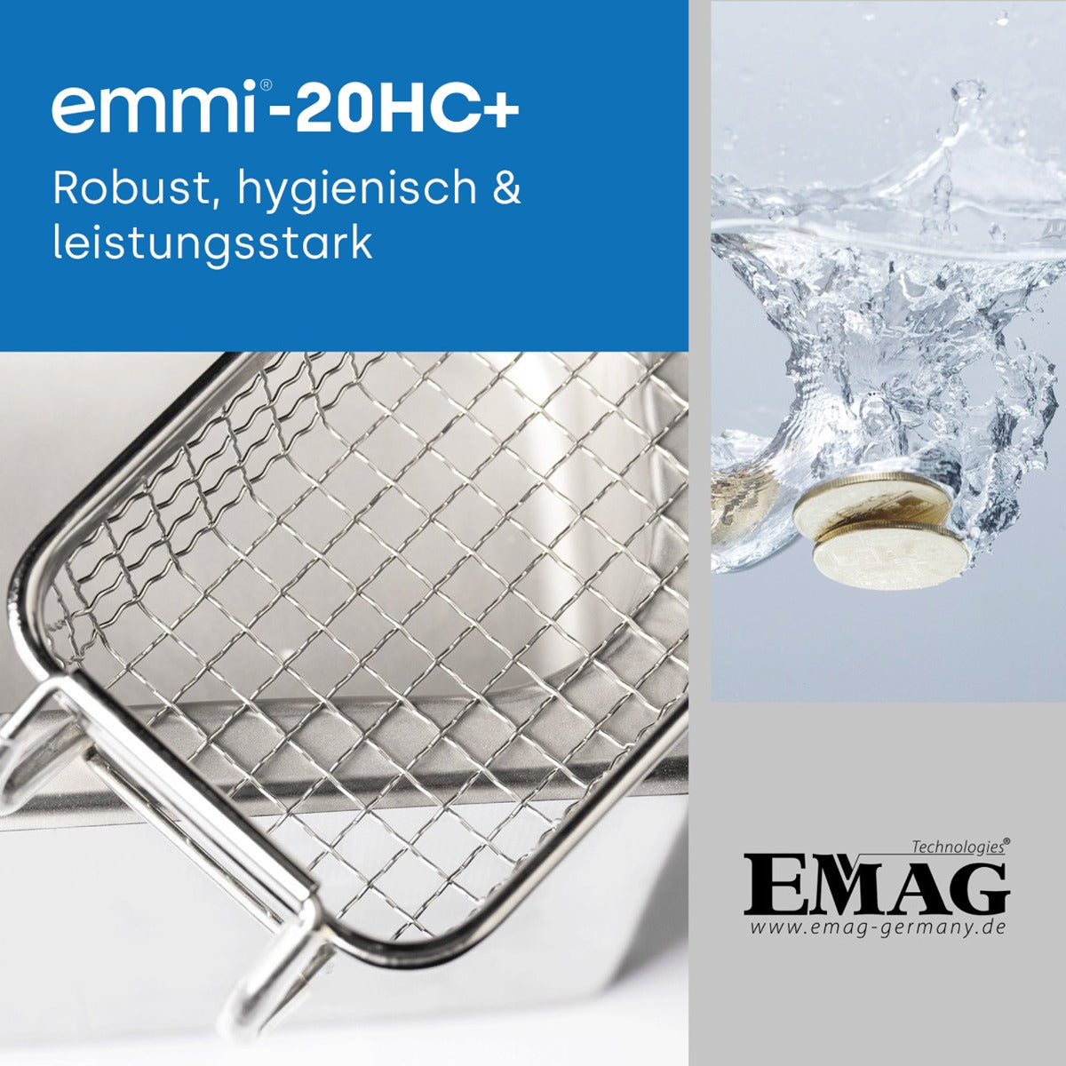 Ultraschallreiniger 2L Emmi-20 HC PLUS