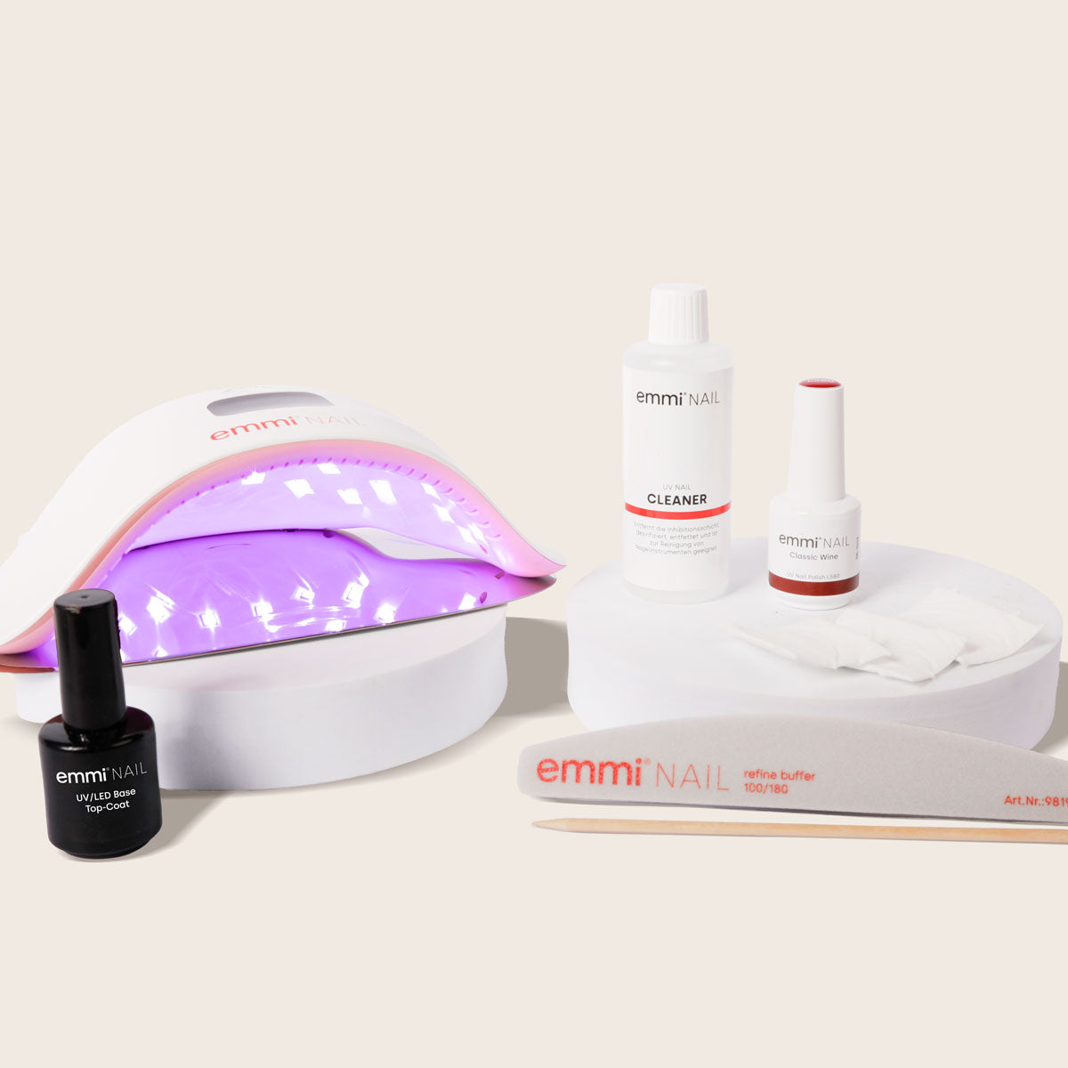 Starter Set UV Nagellack und Lampe Seashell