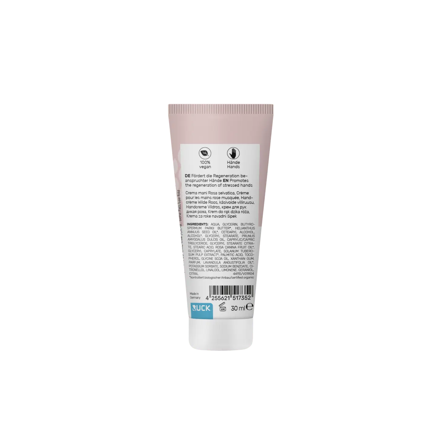 RUCK peclavus Hand Cream Wild Rose