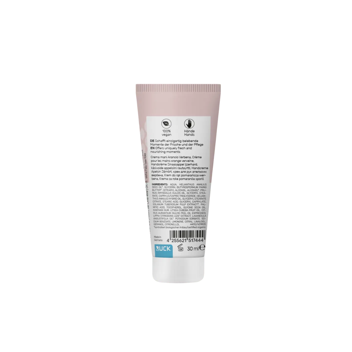 RUCK peclavus Crème mains Orange Verveine