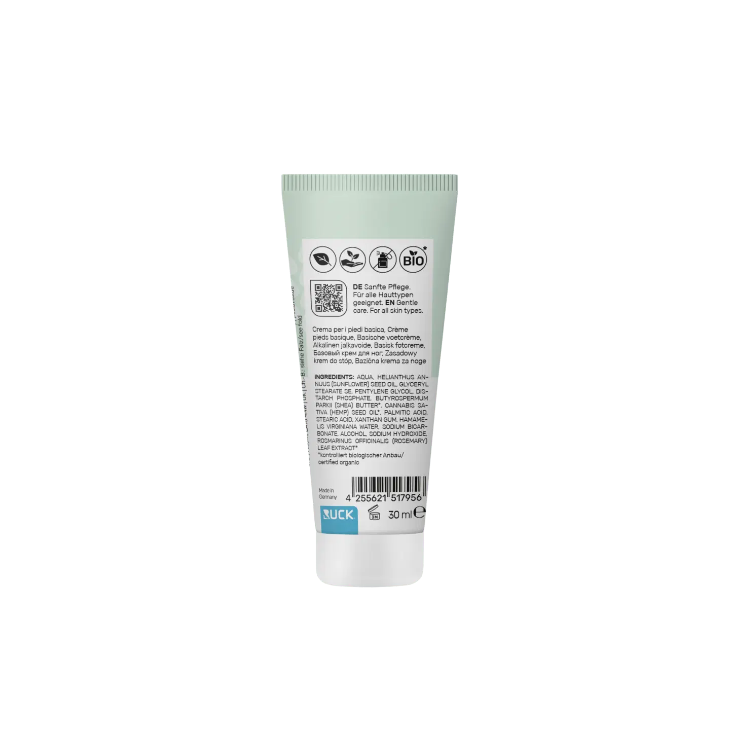 RUCK peclavus pure Alkaline Foot Cream, 30ml