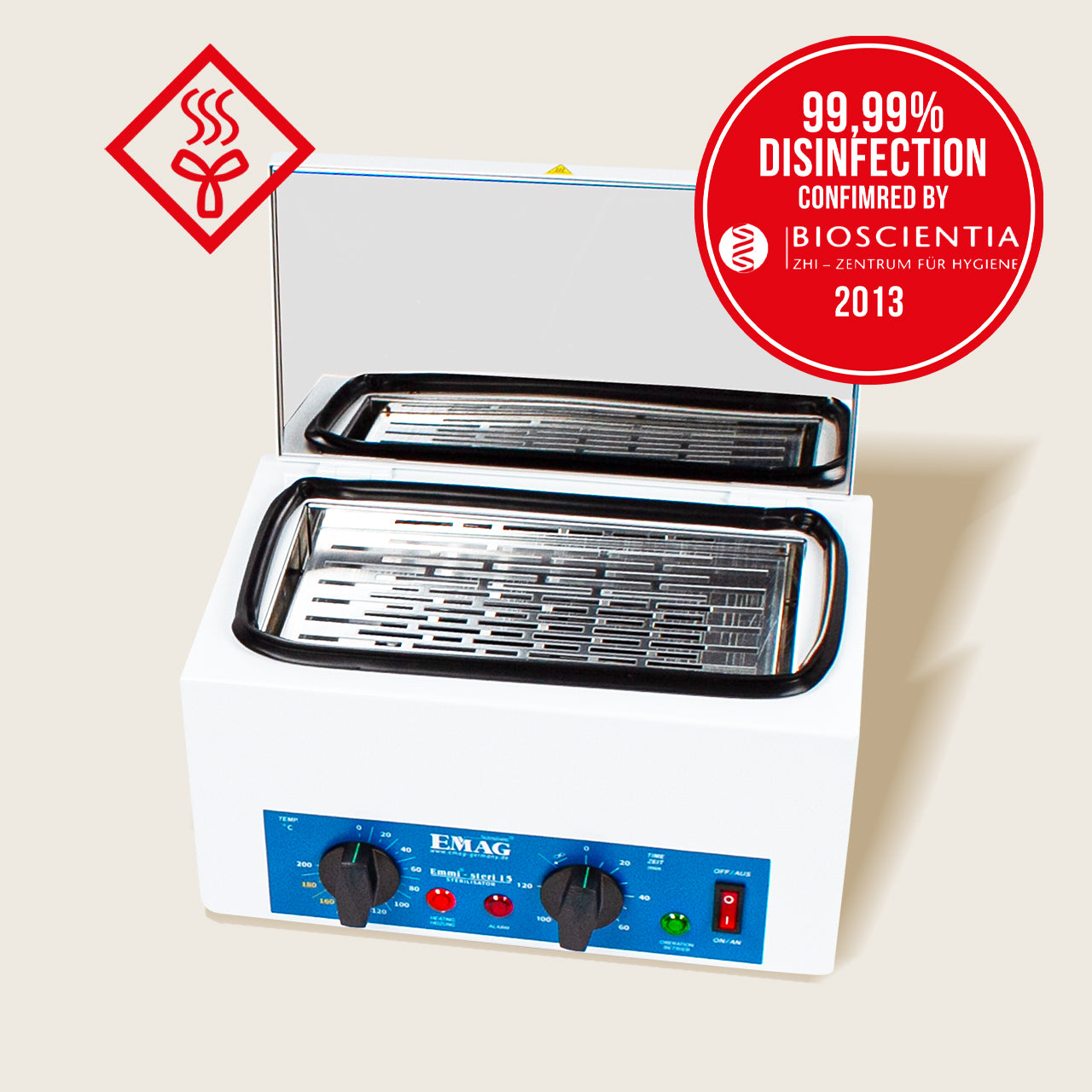 Hot air sterilizer Emmi-Steri 15