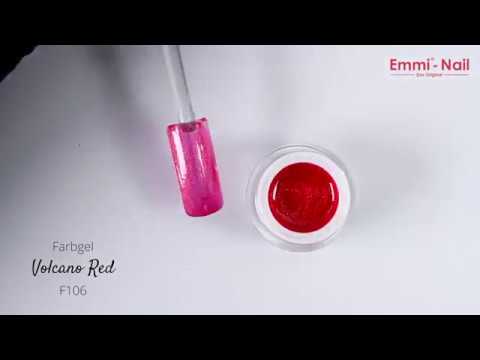 Emmi-Nail Color Gel Volcano Red 5ml -F106-