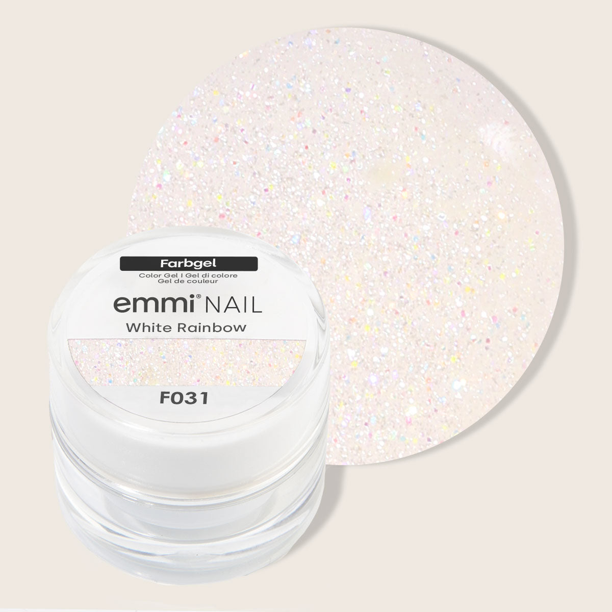 Emmi-Nail Farbgel White Rainbow 5ml -F031-
