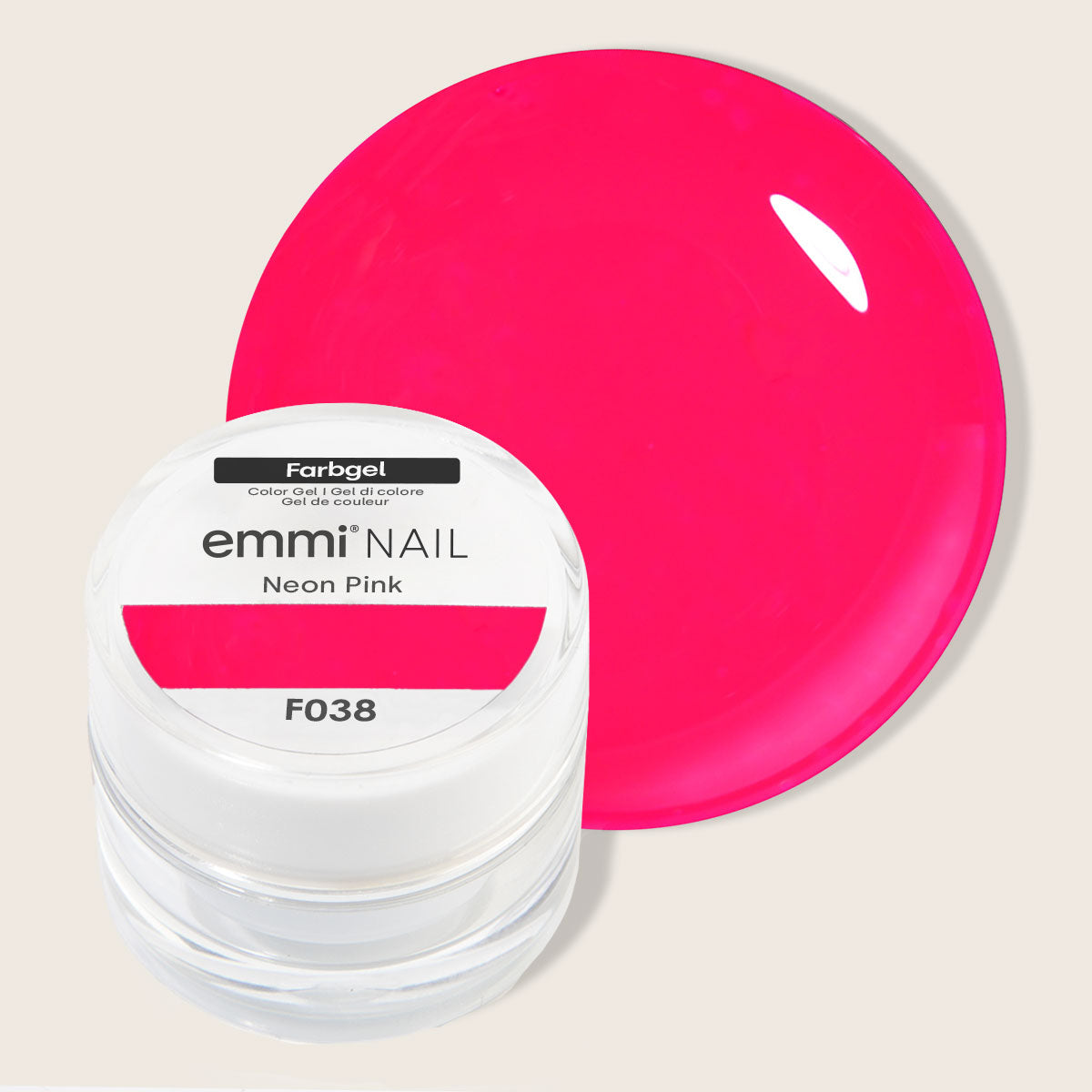Emmi-Nail Farbgel Neon Pink 5ml -F038-
