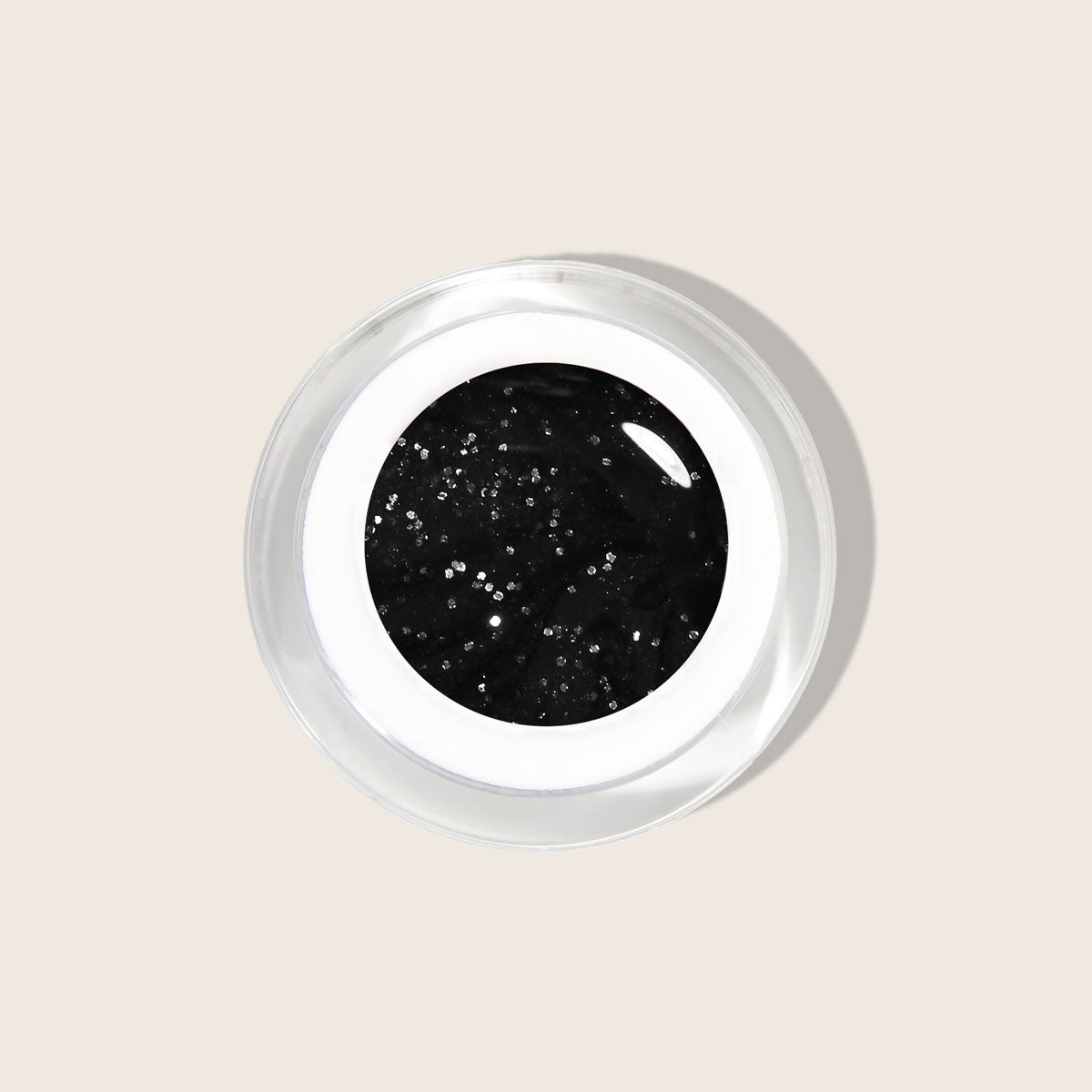 Emmi-Nail Farbgel Black Glitter 5ml -F101-