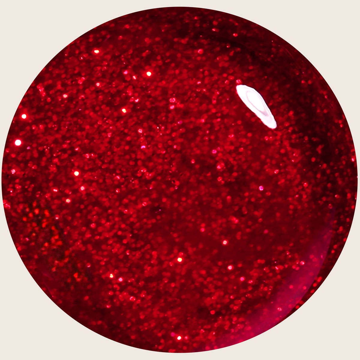 Emmi-Nail Farbgel Magic Red Glitter 5ml -F133-