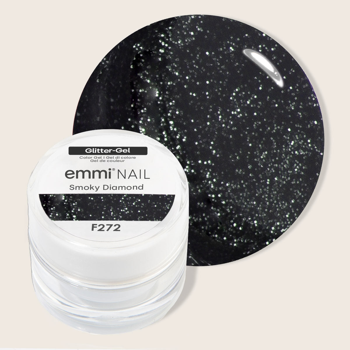 Emmi-Nail Glittergel Smoky Diamond 5ml -F272-