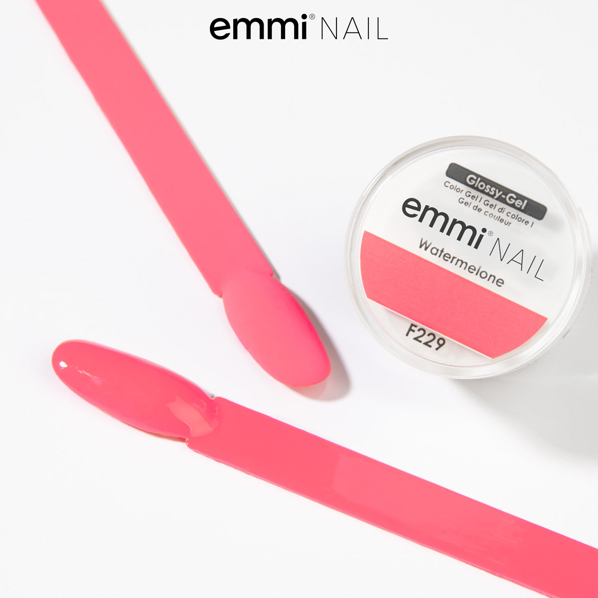 Emmi Nail Glossy Gel Watermelon 5ml -F229-