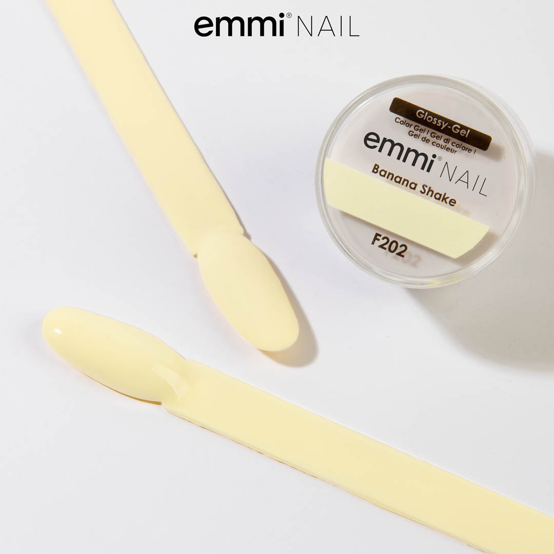 Emmi Nail Glossy Gel Banana Shake 5ml -F202-