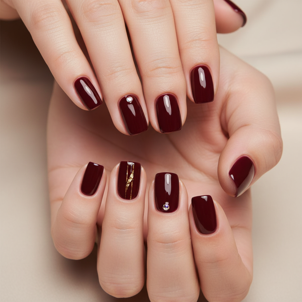 Gel de couleur pour ongles Emmi, vieux vin -F185-