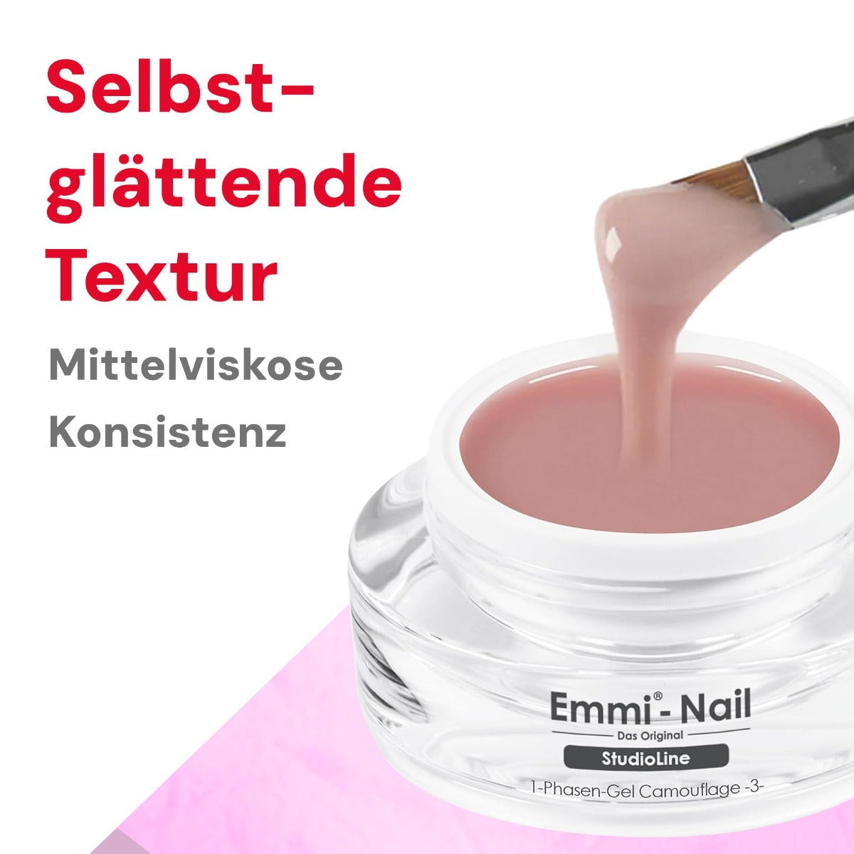 Emmi-Nail Studioline 1-Phasen-Gel Camouflage -3- 15ml