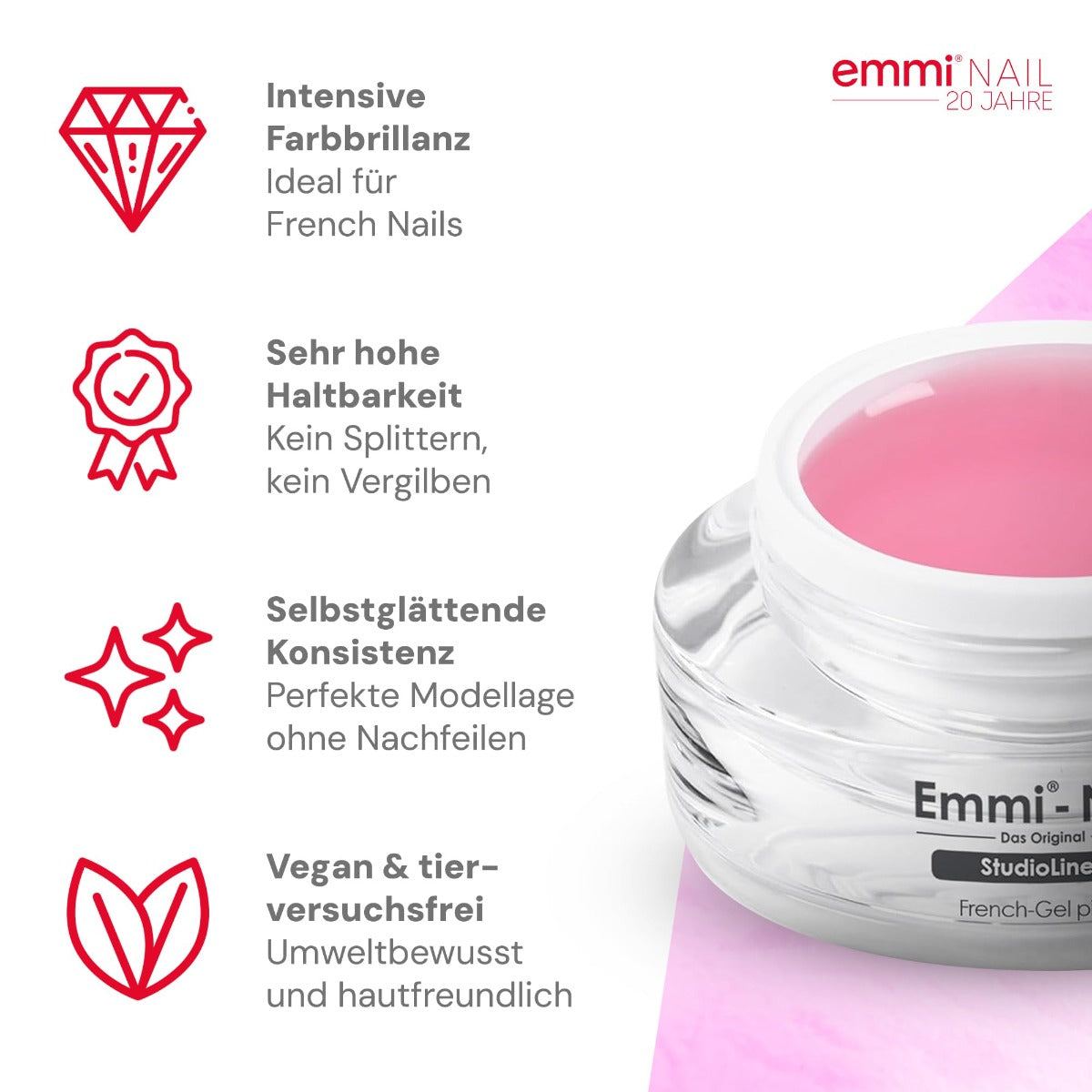 Emmi-Nail Studioline French Gel pink 30ml