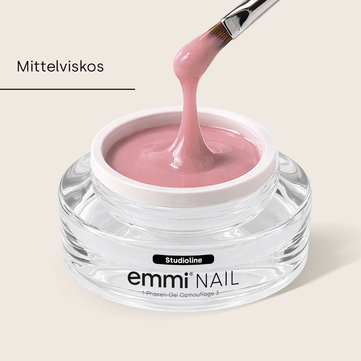 Gel monophasé camouflage Emmi-Nail Studioline -3- 15 ml