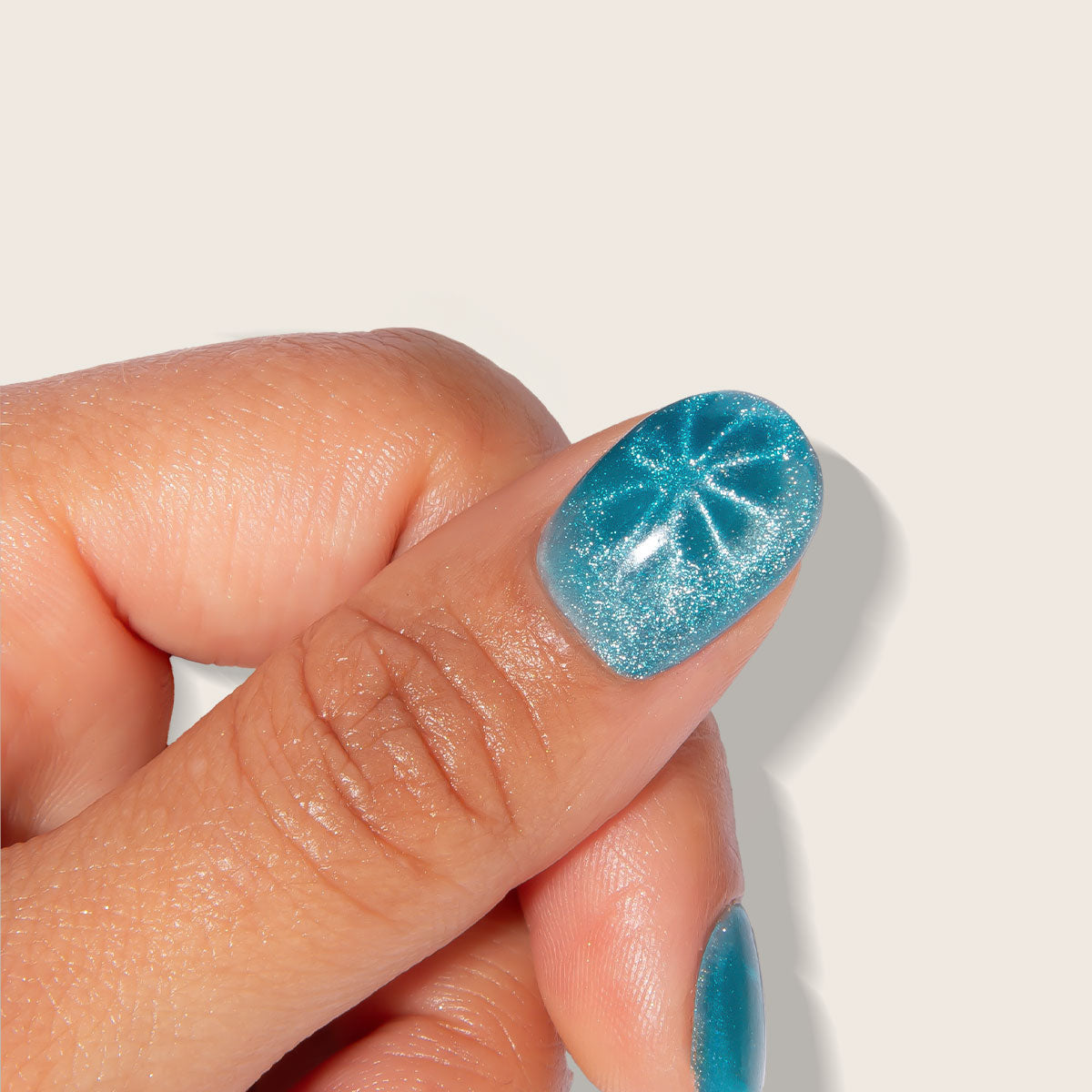 Emmi-Nail Cat-Eye Magnet Pen - Flower & Stripes