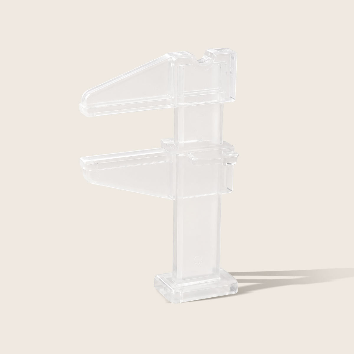 Pince à pince, transparente