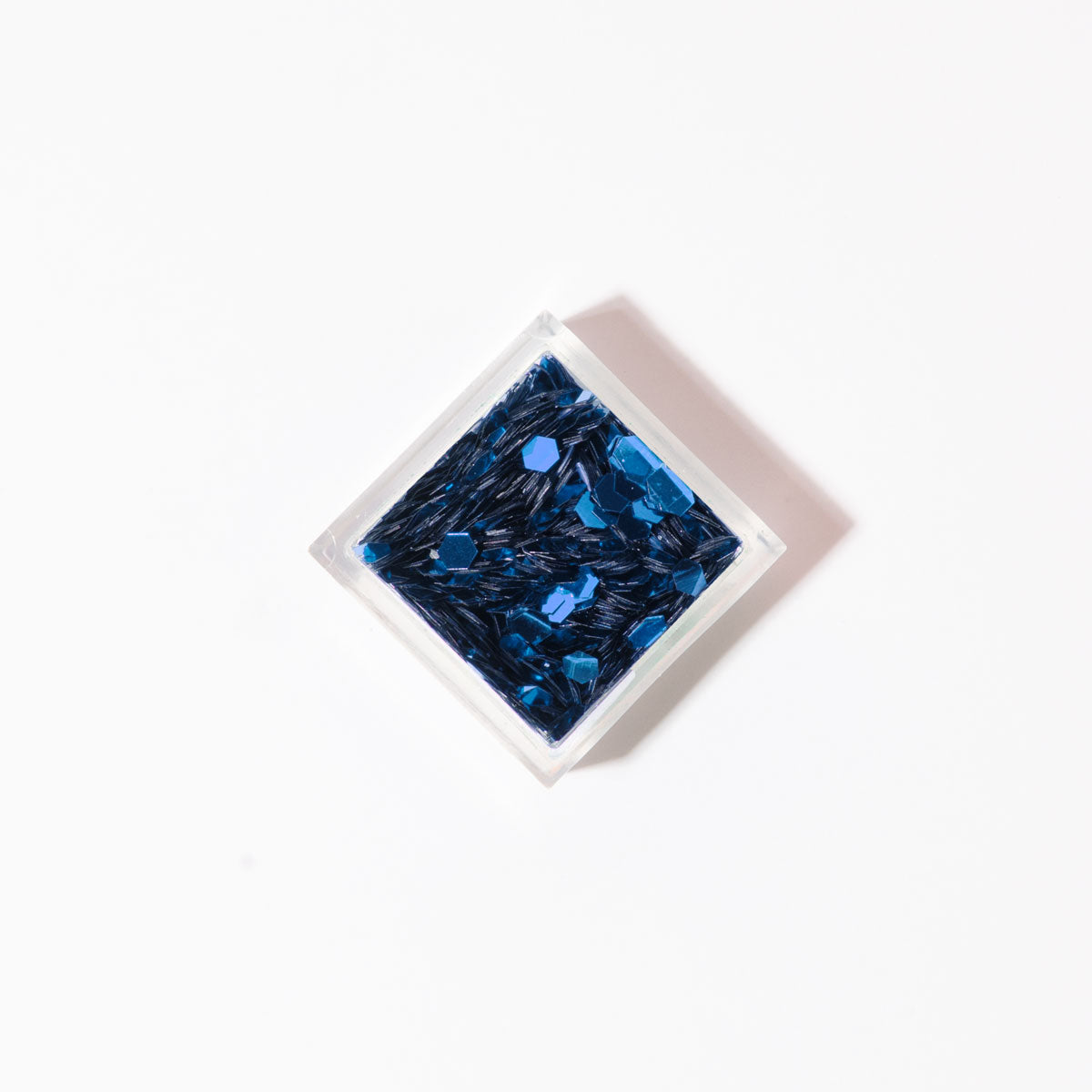 Effekt-Pailletten groß blau