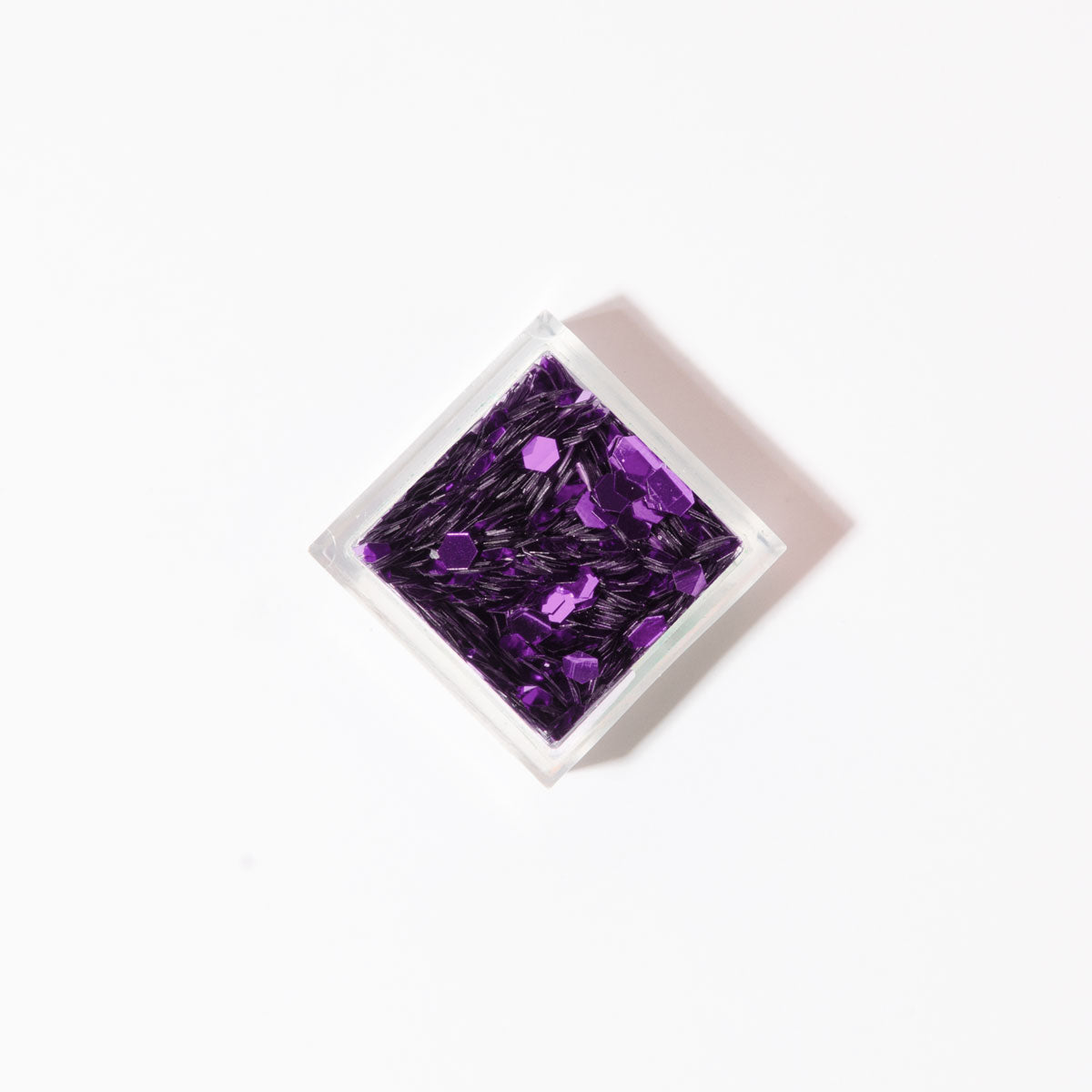 Effekt-Pailletten groß lila