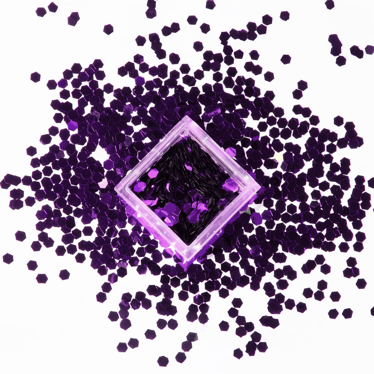 Effekt-Pailletten groß lila