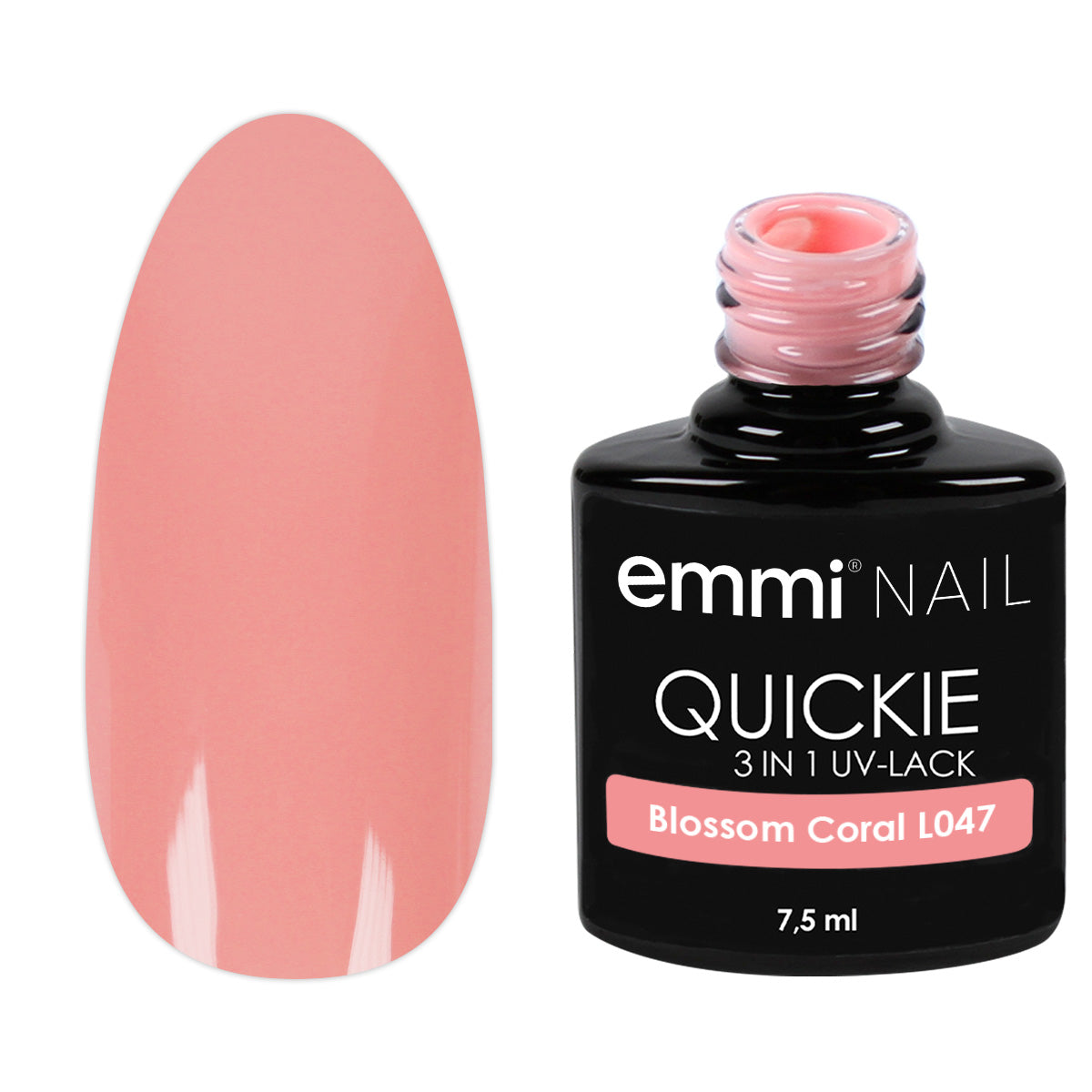 Emmi-Nail Quickie Blossom Coral 3en1 -L047-