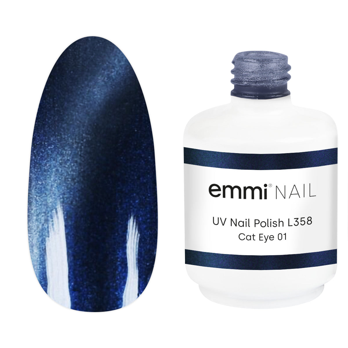 Shellac UV Polish Cat Eye 01 15ml -L358-