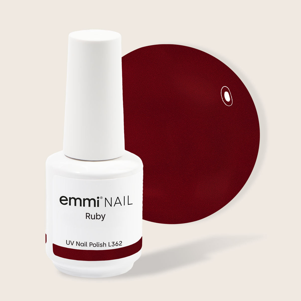 Vernis UV Shellac Rubis 15 ml -L362-