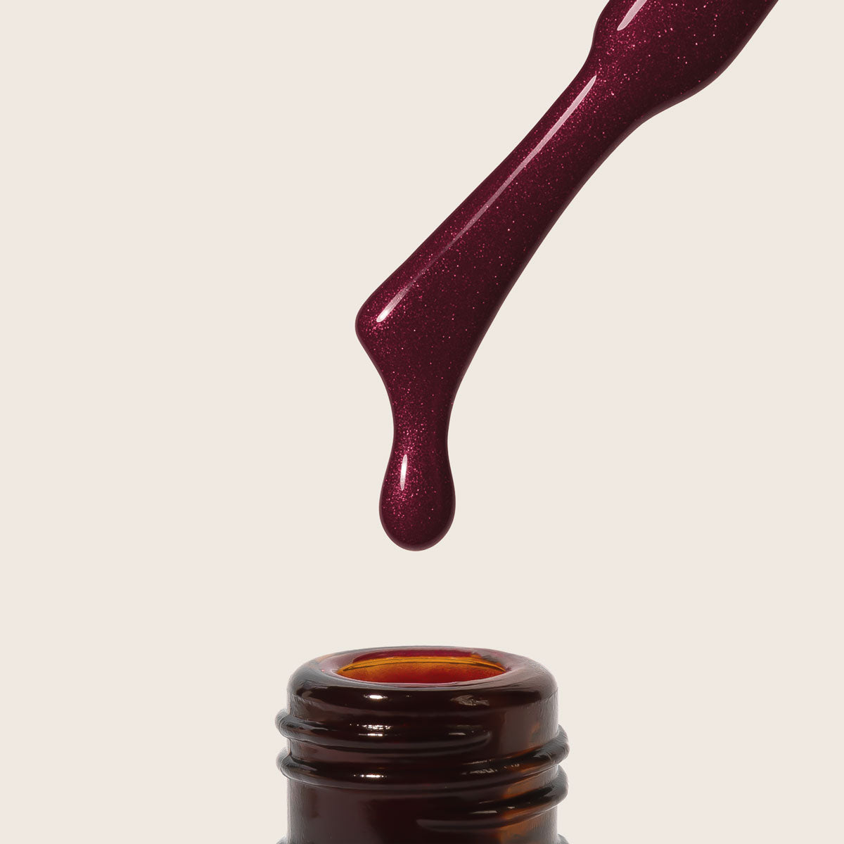 Shellac UV Polish Metallic Cranberry 15ml -L383-