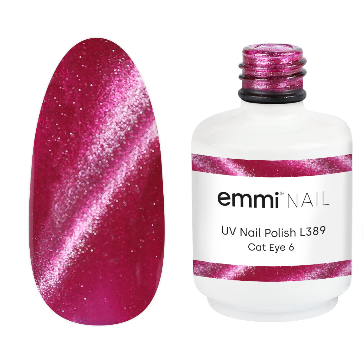 Shellac UV Polish Cat Eye 06 15ml -L389-