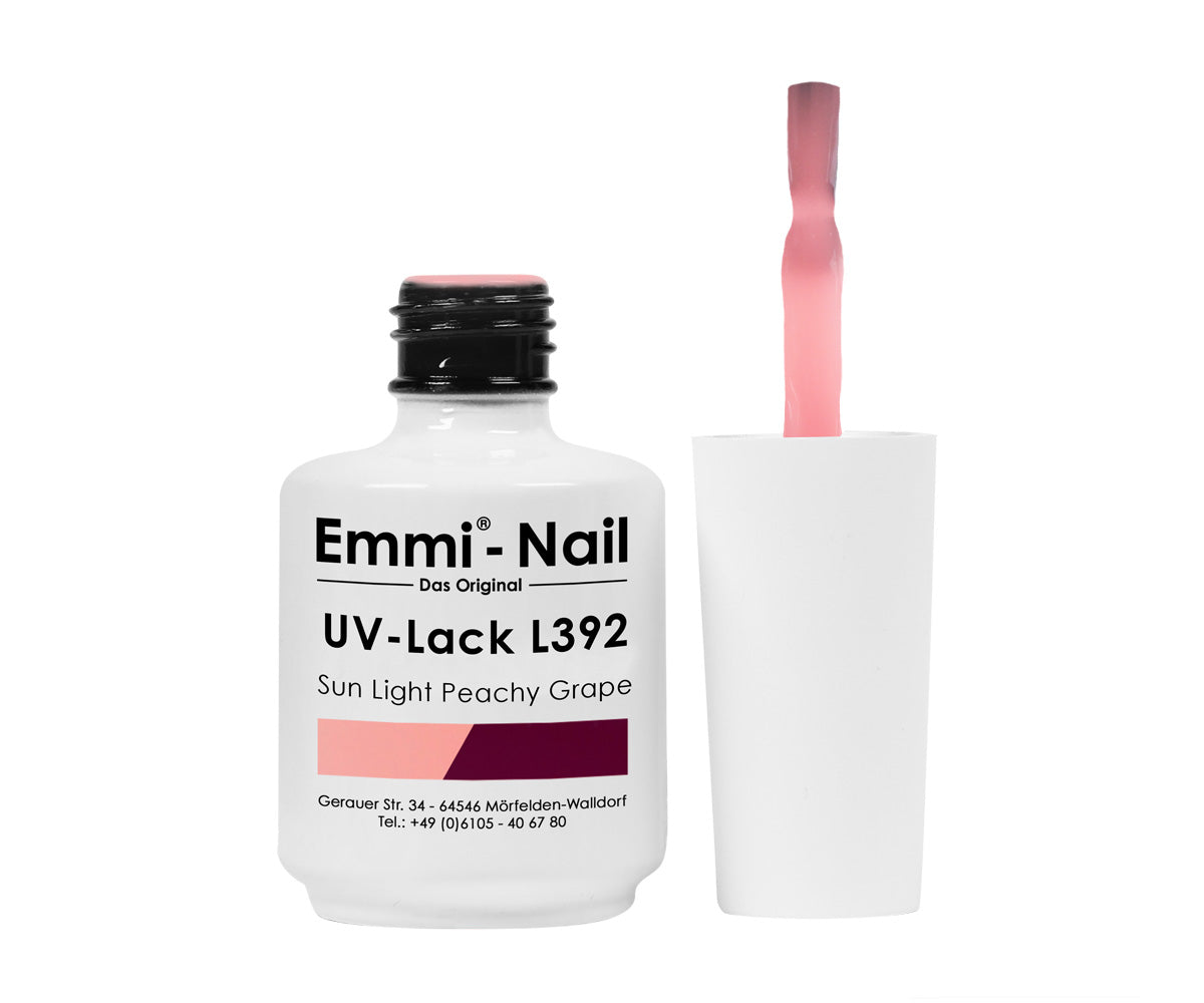 Shellac UV Polish Sun Light Peachy Grape 15ml -L392-