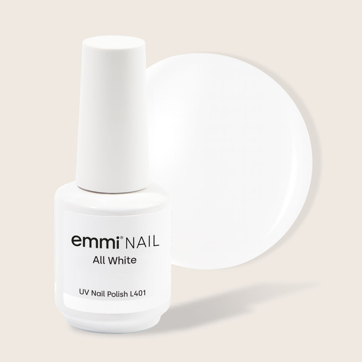 Shellac UV Polish All White 15ml -L401-