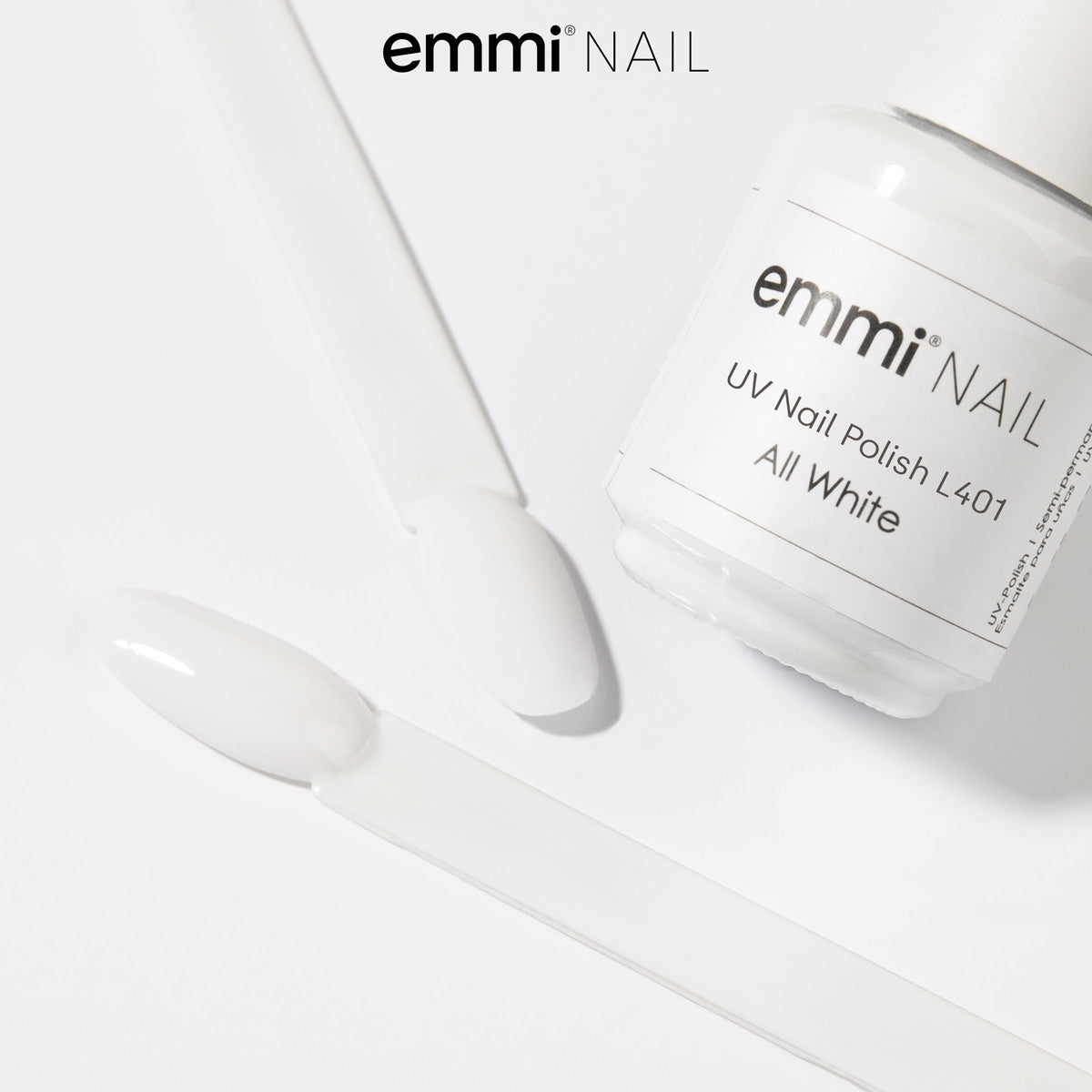 Shellac UV Polish All White 15ml -L401-