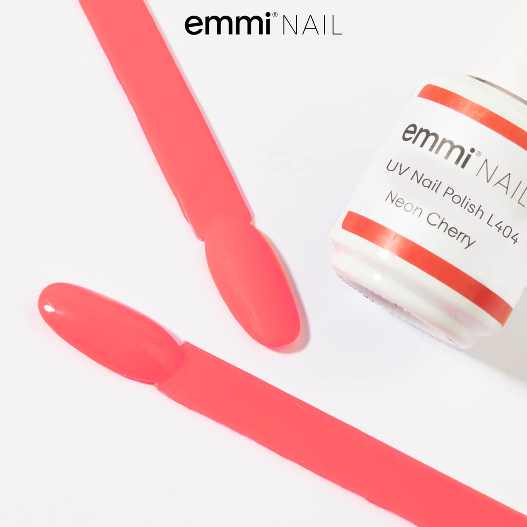 Vernis UV Shellac Cerise Néon 15 ml -L404-
