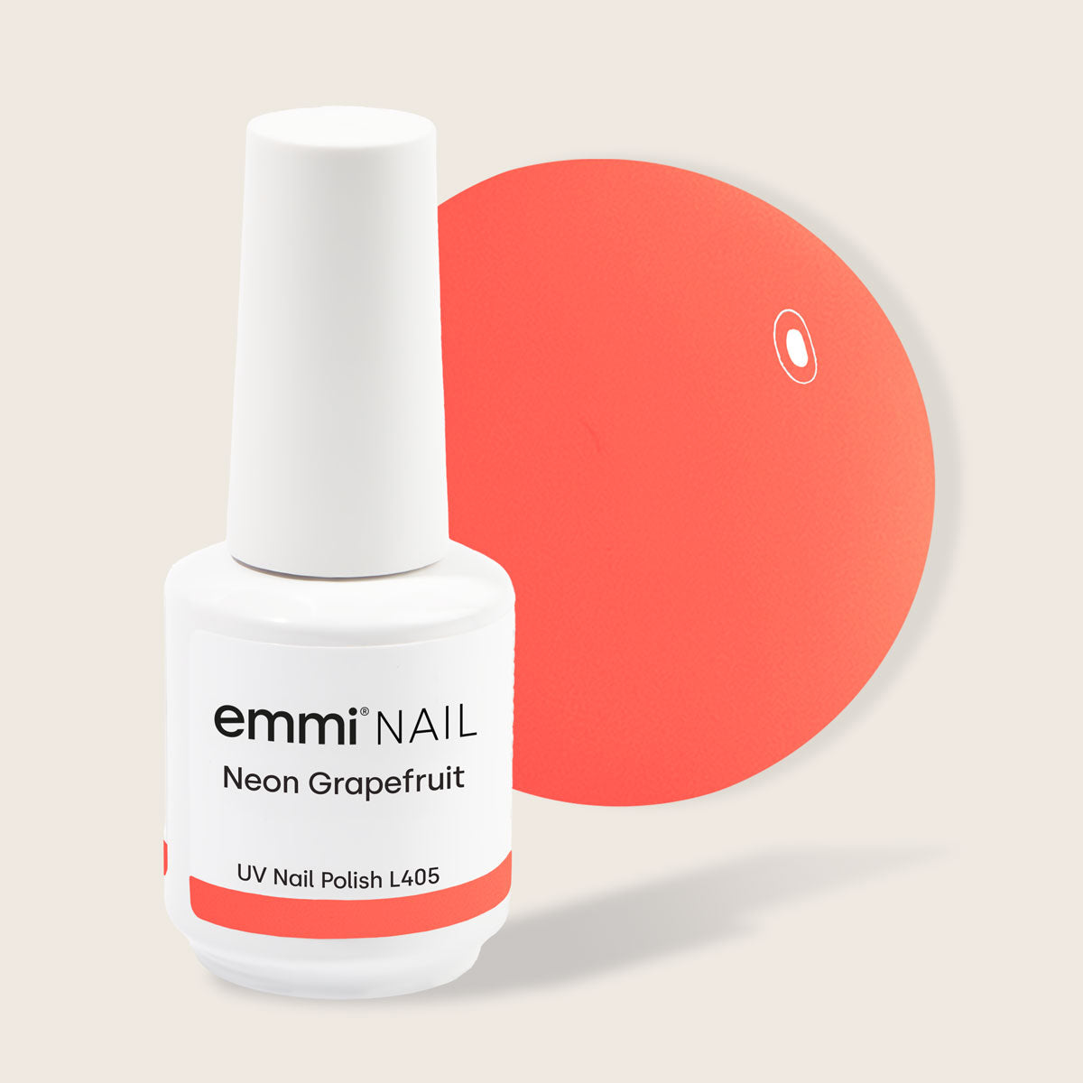 Shellac UV Polish Neon Grapefruit 15ml -L405-