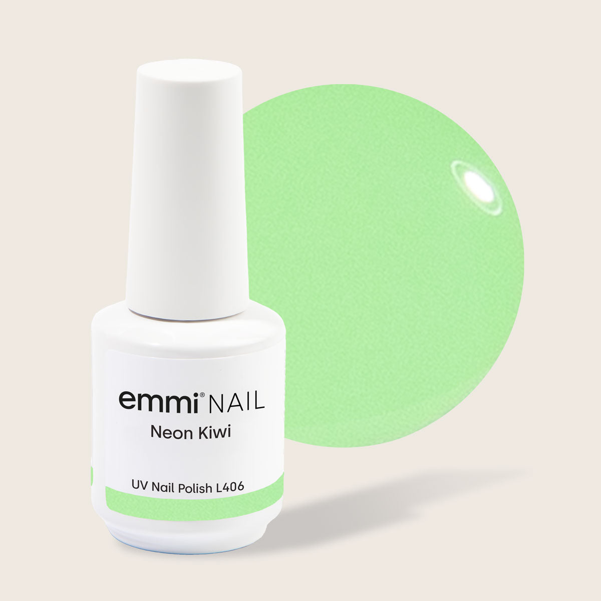 Shellac UV Polish Neon Kiwi 15ml -L406-
