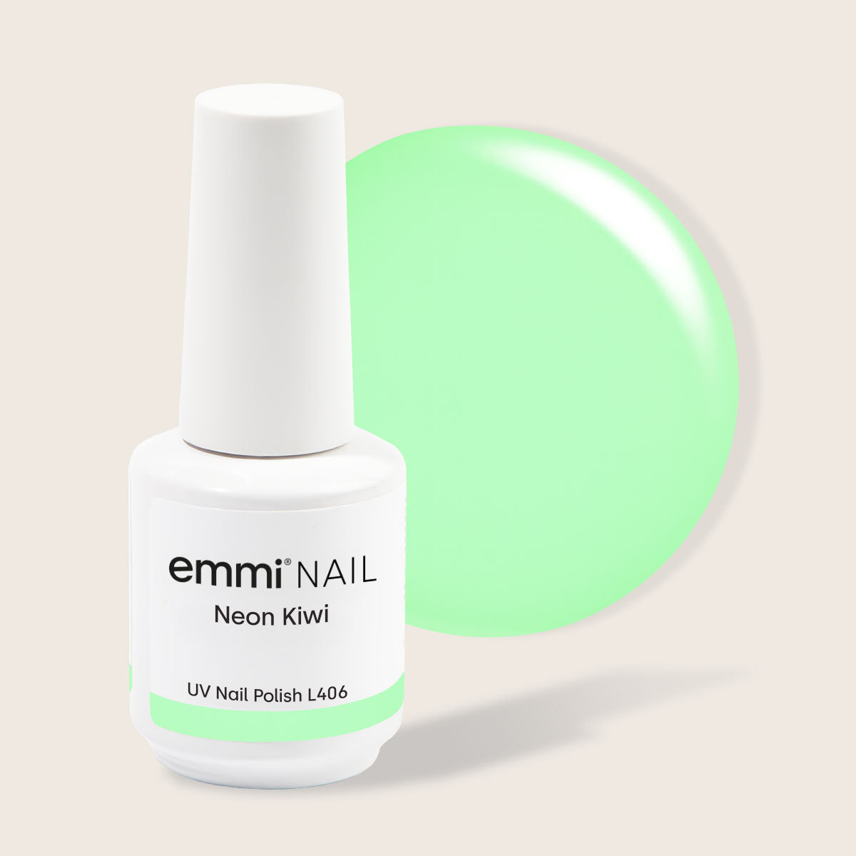 Shellac UV Polish Neon Kiwi 15ml -L406-