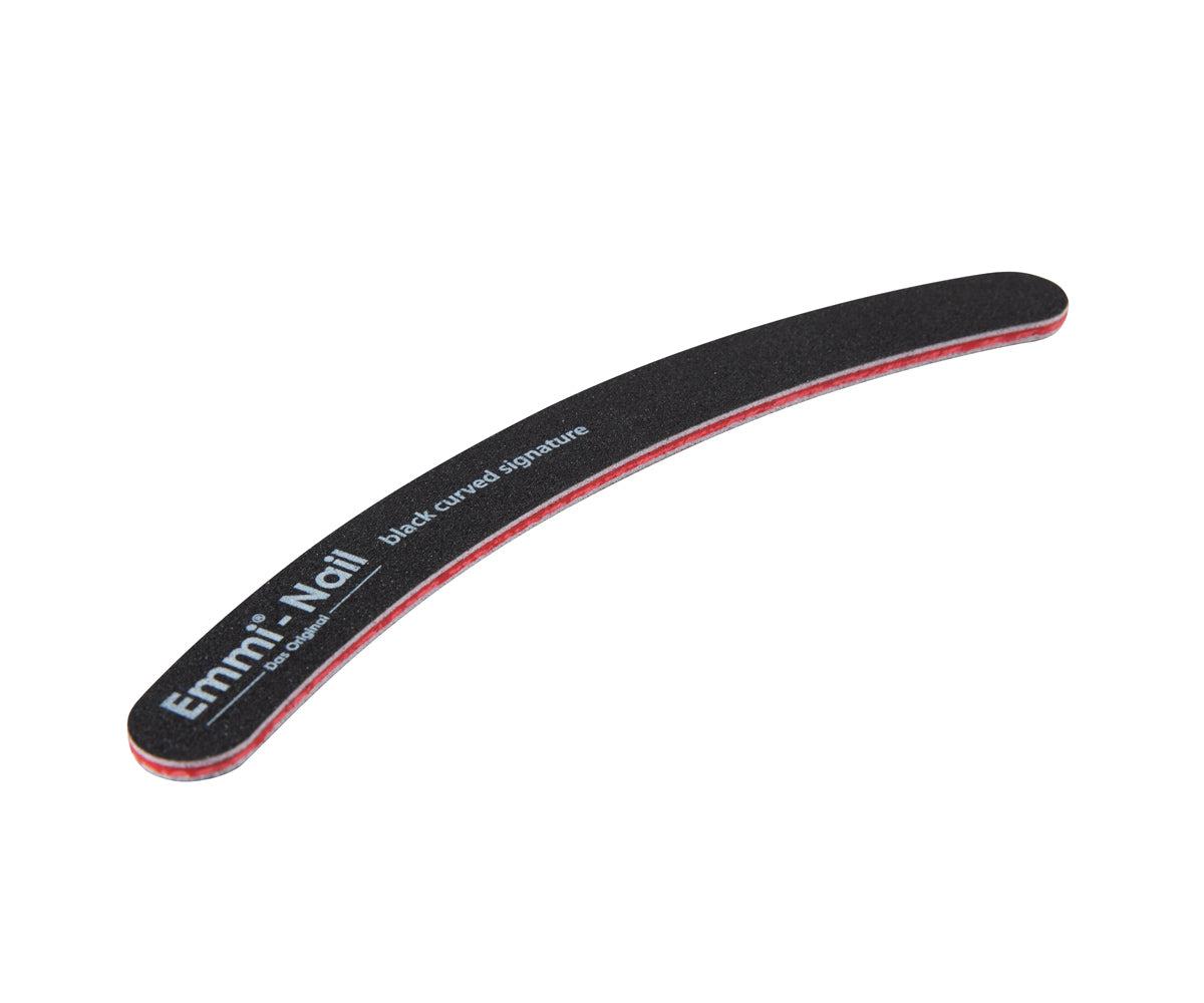 Ergonomicfeile black curved signature 100/180